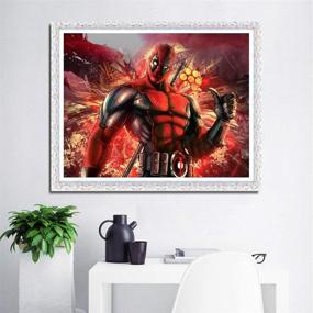 img 3 attached to Картина Вышивка стразами Картины Deadpool