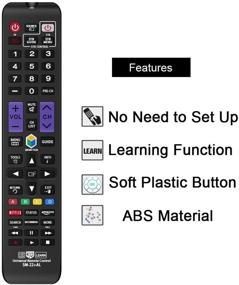 img 1 attached to 📺 Gvirtue Universal Remote Control Compatible Replacement for Samsung TV - 3D/LCD/LED/HDTV/Smart TV, AA59-00666A BN59-01178W BN59-01199F AA59-00638A AA59-00637A AA59-00594A AA59-00600A AA59-00582A