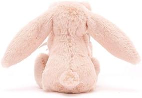 img 2 attached to 🐇 Плюшевый зайчик Jellycat Bashful Blush Bunny для малыша: надёжный и мягкий партнер-простыня