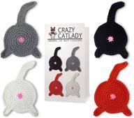 crazy cat lady crochet coaster logo