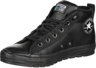 converse taylor leather street sneaker logo