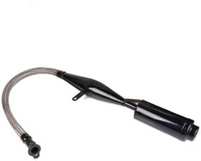 img 4 attached to 🏍️ Enhance Performance with Viper's Flexible Muffler Pipe for 50cc/80cc Bike Gas Engine Motor Parts in Black