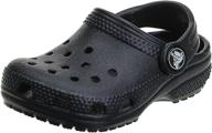 👟 black crocs kids' classic clogs - boys' shoes in clogs & mules logo