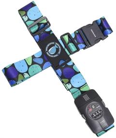 img 4 attached to 🧳 Adjustable Suitcase Travel Accessories by Travelkin Approved - Enhance your Luggage Straps
