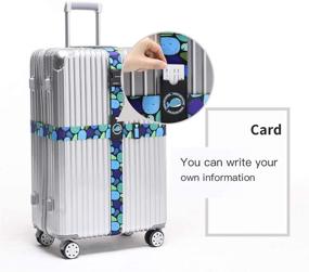 img 1 attached to 🧳 Adjustable Suitcase Travel Accessories by Travelkin Approved - Enhance your Luggage Straps