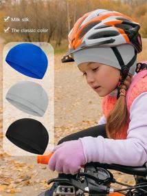 img 3 attached to 🏃 Geyoga Wicking Running Cycling Boys' Accessories: Hats & Caps for Active Performance