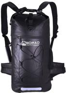 🎒 nomad outfitters stealth 30l: top-quality waterproof dry bag backpack for kayaking, rafting, boating, camping, hiking, fishing, motorcycles логотип