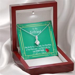 img 3 attached to 👩 PINDPAW Future Wife/Girlfriend Necklace - Thoughtful Gift for Fiancée - I May Not Be Your First Date Necklace