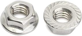 img 3 attached to Serrated Flange Stainless Finish Quantity