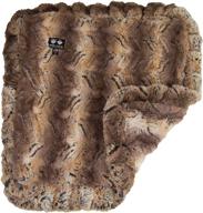 🐾 bessie and barnie simba reversible luxury ultra plush faux fur pet blanket - ideal for dogs, cats, puppies in multiple sizes logo