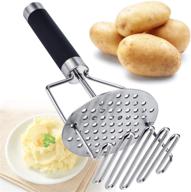 potato stainless potatoes kitchen dual press logo