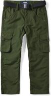 👖 ochenta outdoor camping pants for boys, size 180 (14-15 years) - clothing logo