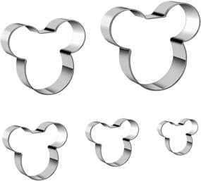 img 2 attached to 🍪 TMFlexe Mouse Cookie Cutter Sandwich Cutters for Kids - DIY Lunchbox Bento Box Fruit & Vegetable Cutters for Children (Boys & Girls), Pack of 5