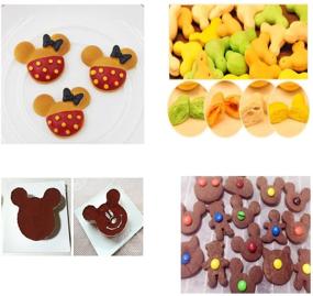 img 1 attached to 🍪 TMFlexe Mouse Cookie Cutter Sandwich Cutters for Kids - DIY Lunchbox Bento Box Fruit & Vegetable Cutters for Children (Boys & Girls), Pack of 5