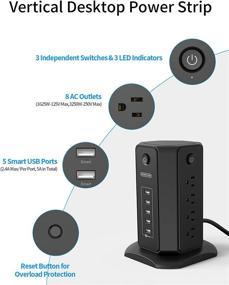 img 3 attached to Power Strip Tower NTONPOWER Individual