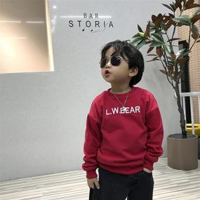 img 1 attached to 👕 Trendy Toddler Hoodies & Caps: Stylish Sweatshirt Pullovers for Boys' Accessories