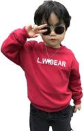 👕 trendy toddler hoodies & caps: stylish sweatshirt pullovers for boys' accessories logo