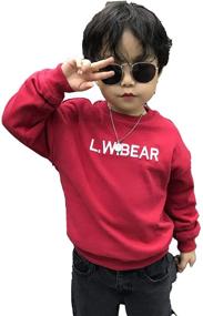 img 4 attached to 👕 Trendy Toddler Hoodies & Caps: Stylish Sweatshirt Pullovers for Boys' Accessories