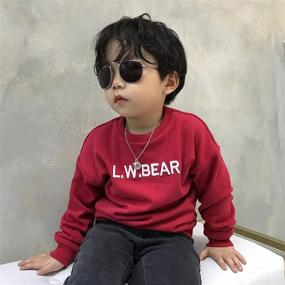 img 3 attached to 👕 Trendy Toddler Hoodies & Caps: Stylish Sweatshirt Pullovers for Boys' Accessories