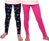 🌟 syleia leggings pattern large stars: stylish girls' clothing to make a statement logo