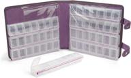 lockables double compartment ultrasuede organizer logo