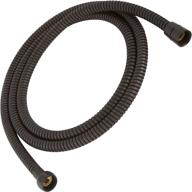 🚿 extra long universal 60 inch stainless steel shower hose with double-buckle - ideal for handheld showerheads - oil-rubbed bronze finish logo