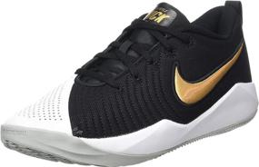 img 4 attached to 🏀 Nike Hustle Little Basketball AT5299 010 Girls' Athletic Shoes