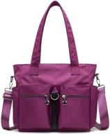 👜 fabuxry women's casual handbags shoulder purses with wallets logo