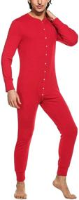 img 2 attached to 🔥 Hotouch Cozy Thermal Pajamas & Underwear