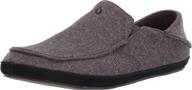 wool blend slippers heathered leather maximum men's shoes and loafers & slip-ons 标志