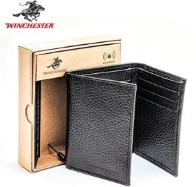 img 2 attached to 🔧 Streamline Your Style with Winchester American Lubbock Trifold Blocking Men's Accessories