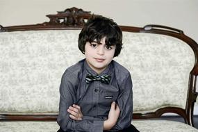img 3 attached to 🎀 Born Love Adjustable Bowtie: Stylish Boys' Accessories and Bow Ties for All Occasions