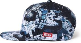 img 2 attached to NUZADA Trucker Baseball Snapback Gaming Outdoor Recreation for Climbing