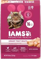 iams proactive health взрослый корм для кошек 🐱 для здоровья мочевого тракта, рецепт с курицей логотип