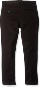 img 1 attached to 👖 Stylish and Comfy: Volcom Boys' Frickin Slim Fit Cotton Twill Chino Pant