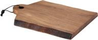 🍽️ rachael ray wood cutting board with handle - 14x11 inch, brown: high-quality pantryware for efficient food preparation and serving logo