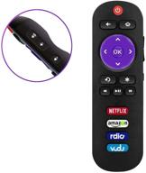 📺 azmkimi rc280 replacement remote for tcl roku 4k tv with netflix vudu rdio key - 55up120 32s4610r 50fs3750 32fs3700 32fs4610r 32s800 32s850 32s3850 48fs3700 55fs3700 65s405 43s405 49s405 40s3800 logo