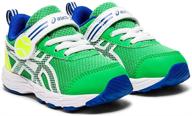 asics contend school toddler cilantro girls' shoes logo