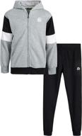 👕 rbx boys jogger set sweatshirt - boys' clothing for ultimate style and comfort logo