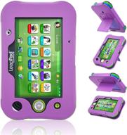 acdream leappad ultimate tablet case - leather protective cover for leappad acdream kids learning tablet (purple), specifically for 2017 release logo