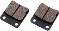 🏍️ колодки заднего тормоза atv go kart rear disc brake shoes pads от pro bat - совместимы с atv quad dirt pit bike go kart dune buggy 50cc 70cc 110cc - черные логотип