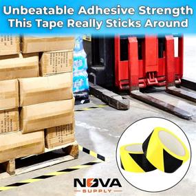 img 2 attached to 🔆 High Visibility Nova Supply Double Roll with Ultra Adhesive