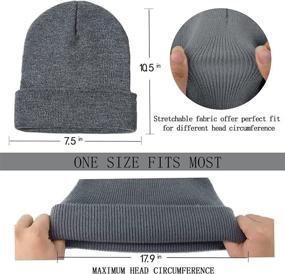 img 2 attached to ZOORON Beanie Slouchy Winter Unisex