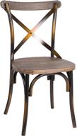 стильный стул acme furniture 73077 zaire в 🪑 орехе и античной меди: необходимое дополнение для элегантного интерьера. логотип