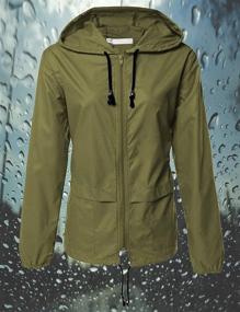 img 2 attached to Avoogue Lightweight Raincoat Waterproof Windbreaker Women's Clothing for Coats, Jackets & Vests