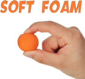 img 2 attached to 🏀 Frienda 24-Piece Power Popper Refill Soft Foam Balls, 1.2 Inch Diameter, Foam Ball Refills