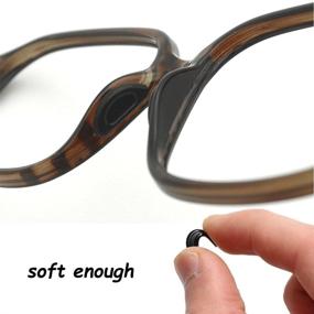 img 1 attached to 👓 WAFJAMF 12 Pairs Eyeglass Nose Pad - Adhesive Non-Slip Nose Pads for Plastic Frame and Sunglasses