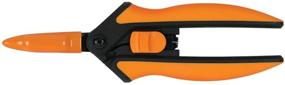 img 2 attached to 🔪 Fiskars 399241-1001 Non-stick Micro-Tip Pruning Snips: Orange/Black Precision Tools