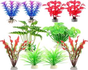 img 4 attached to WOO WIN Искусственные украшения для аквариума Derorations