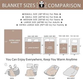 img 2 attached to 🍜 Cozy Ramen Chicken Flavor Throw Blanket: Flannel Fleece Quilt, Lightweight & Plush, Ideal Gift for Teens, Sofa, Chair, Bedroom (M 60"x50")